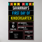 Eerste en laatste dag van het schoolbestuur Terug  Poster (Voorkant)