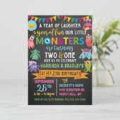 Eerste en tweede gezamenlijke verjaardag van het k kaart (Staand voorkant)