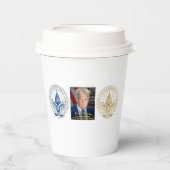 Eerste en tweede inauguratie van President Trump Papieren Bekers (Voorkant)