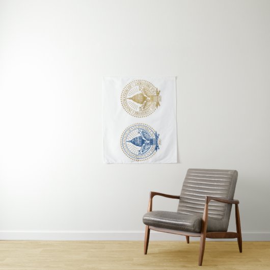 Eerste en tweede inauguratie van President Trump Wandkleed (In situ)