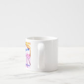 ...eerste engel...kunst van Jutta Gabriel... Espresso Kop (Achterkant)