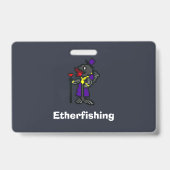 Eerste Etherfisher-ID Badge (Achterkant)