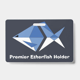 Eerste Etherfisher-ID Badge