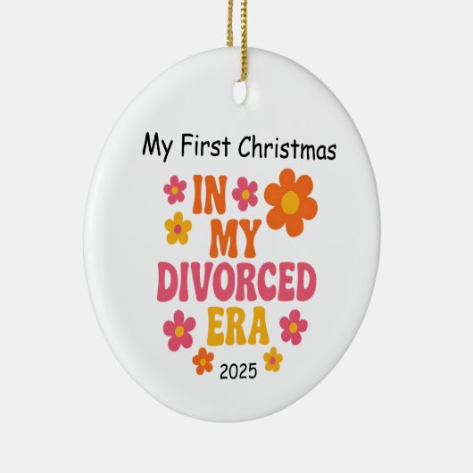 Eerste ex-man in mijn gescheiden tijd, grappige sc keramisch ornament (Rechts)