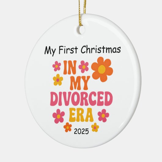 Eerste ex-man in mijn gescheiden tijd, grappige sc keramisch ornament (Links)