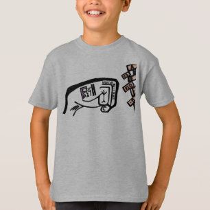 Eerste Faith Bold Black en White Tekening T-shirt