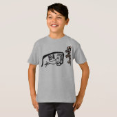 Eerste Faith Bold Black en White Tekening T-shirt (Voorkant volledig)