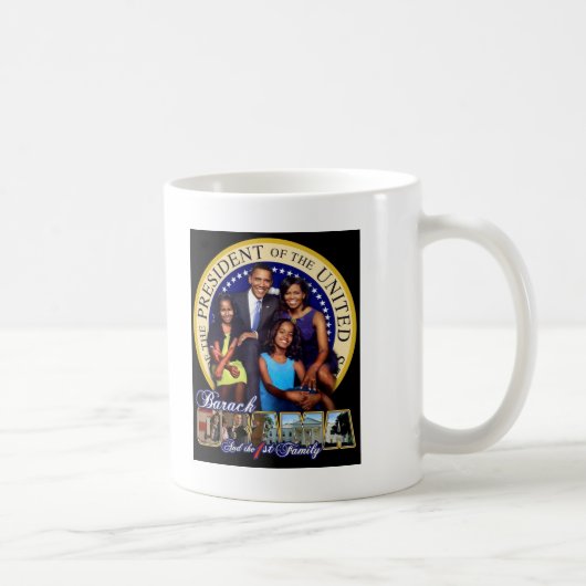 Eerste familie Barack Obama Koffiemok (Rechts)
