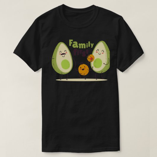Eerste familie t-shirt (Design voorkant)