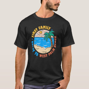 Eerste familie Vacay naar West Palm Beach Florida T-shirt