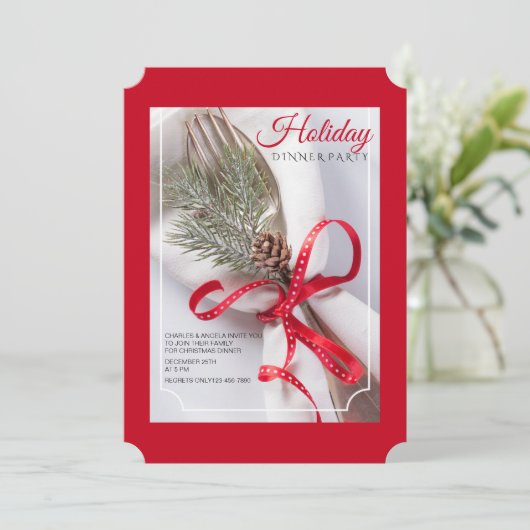 Eerste feestdag kerstinstelling kaart (Staand voorkant)