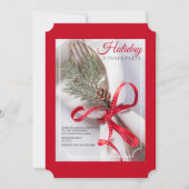 Eerste feestdag kerstinstelling kaart (Voorkant)