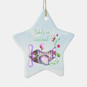 Eerste feestdag voor baby's keramisch ornament (Rechts)