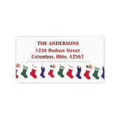 Eerste Feestdagen Keukenadres label (Voorkant)