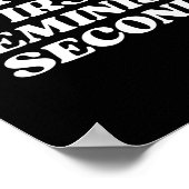 Eerste feministische tweede grappige feministische poster (Hoek)