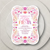 Eerste Fiesta 1e verjaardag meisjes Kaart