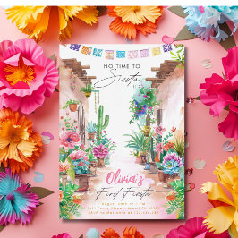 Eerste Fiesta Cactus Waterverf Meisje Eerste Verja Kaart