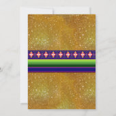 Eerste Fiesta Charro Boy verjaardagsuitnodiging Kaart (Achterkant)