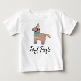 Eerste Fiesta Kinder Baby Verjaardagsfeestje Shirt
