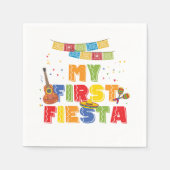 Eerste Fiesta Party papieren servet (Voorkant)