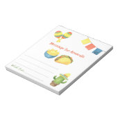 Eerste Fiesta Verjaardag Tijdcapsule Bericht Notitieblok (Linkerzijde)