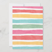 Eerste Fiesta verjaardagsfeest Cactus Uitnodiging (Achterkant)