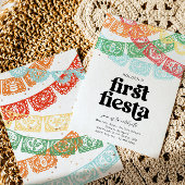 Eerste Fiesta verjaardagsuitnodiging Kaart