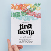 Eerste Fiesta verjaardagsuitnodiging Kaart