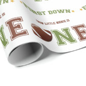 Eerste Football op de eerste verjaardag Cadeaupapier (Rol Hoek)