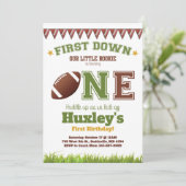 Eerste Football op de eerste verjaardag Kaart (Staand voorkant)