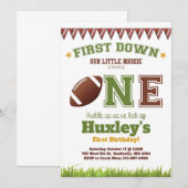Eerste Football op de eerste verjaardag Kaart (Voorkant / Achterkant)