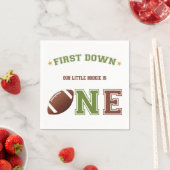 Eerste Football op de eerste verjaardag Servet (Insitu)