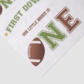 Eerste Football op de eerste verjaardag Tissuepapier (Detail)