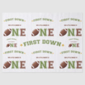 Eerste Football op de eerste verjaardag Tissuepapier (Voorkant)