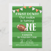 Eerste Football uitnodiging eerste verjaardag (Voorkant)