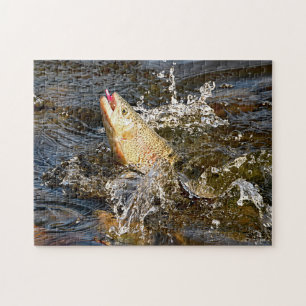 Eerste forel van de dag legpuzzel