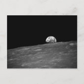 Eerste foto van de aarde van Apollo 8 Briefkaart (Voorkant)