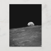 Eerste foto van de aarde van Apollo 8 Briefkaart (Voorkant)