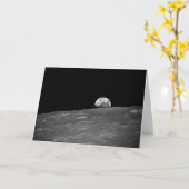 Eerste foto van de aarde van Apollo 8 Kaart (Gele Bloem)