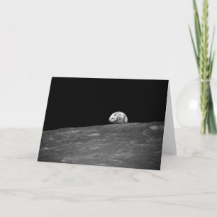 Eerste foto van de aarde van Apollo 8 Kaart