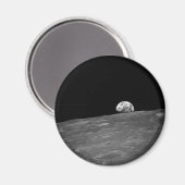 Eerste foto van de aarde van Apollo 8 Magneet (Voorkant / Achterkant)