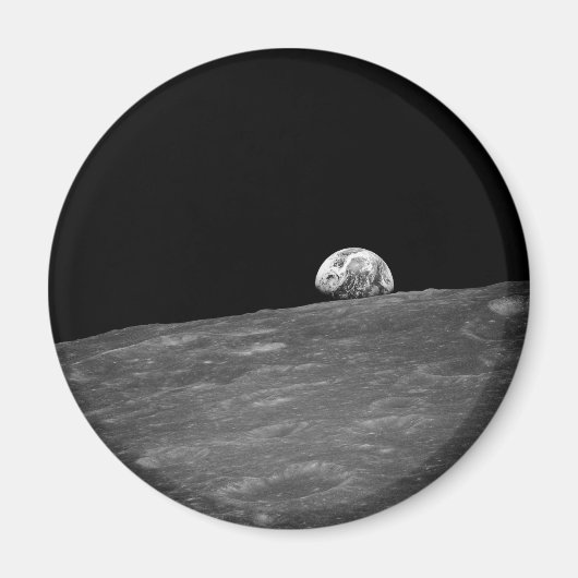 Eerste foto van de aarde van Apollo 8 Magneet (Voorkant)