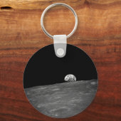 Eerste foto van de aarde van Apollo 8 Sleutelhanger (Voorkant)