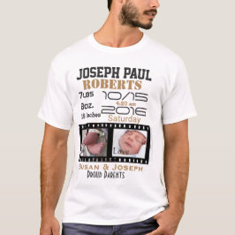 Eerste foto's filmstrook gepersonaliseerde nieuwe  t-shirt