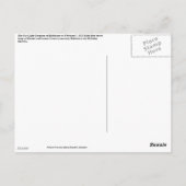 Eerste gasstraatlantaarn in Amerika Briefkaart (Achterkant)