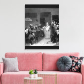 Eerste gebed in het Congres, september _War Afbeel Canvas Afdruk (Insitu (Woonkamer))