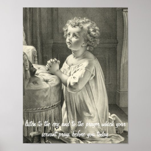 Eerste gebed poster (Voorkant)