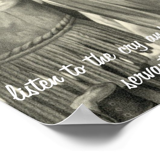 Eerste gebed poster (Hoek)