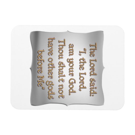 Eerste geboden magneet (Horizontaal)