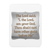 Eerste geboden magneet (Verticaal)